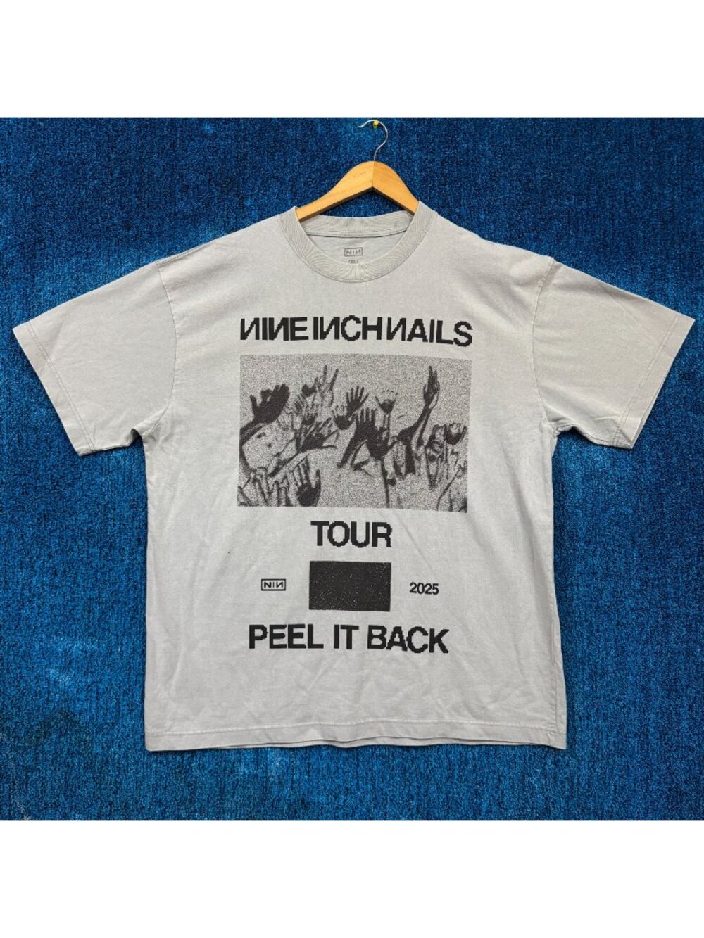 Nine Inch Nails Peel It Back 25 Tour Industrial Metal Tee XL